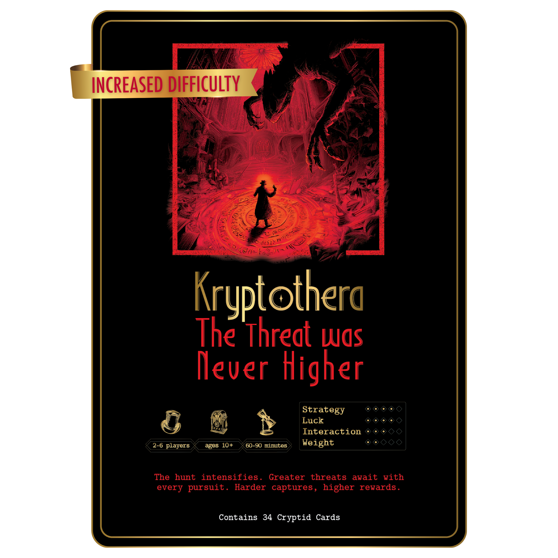 Kryptothera the threat was never higher expansion details showing player count, play time, age rating and complexity