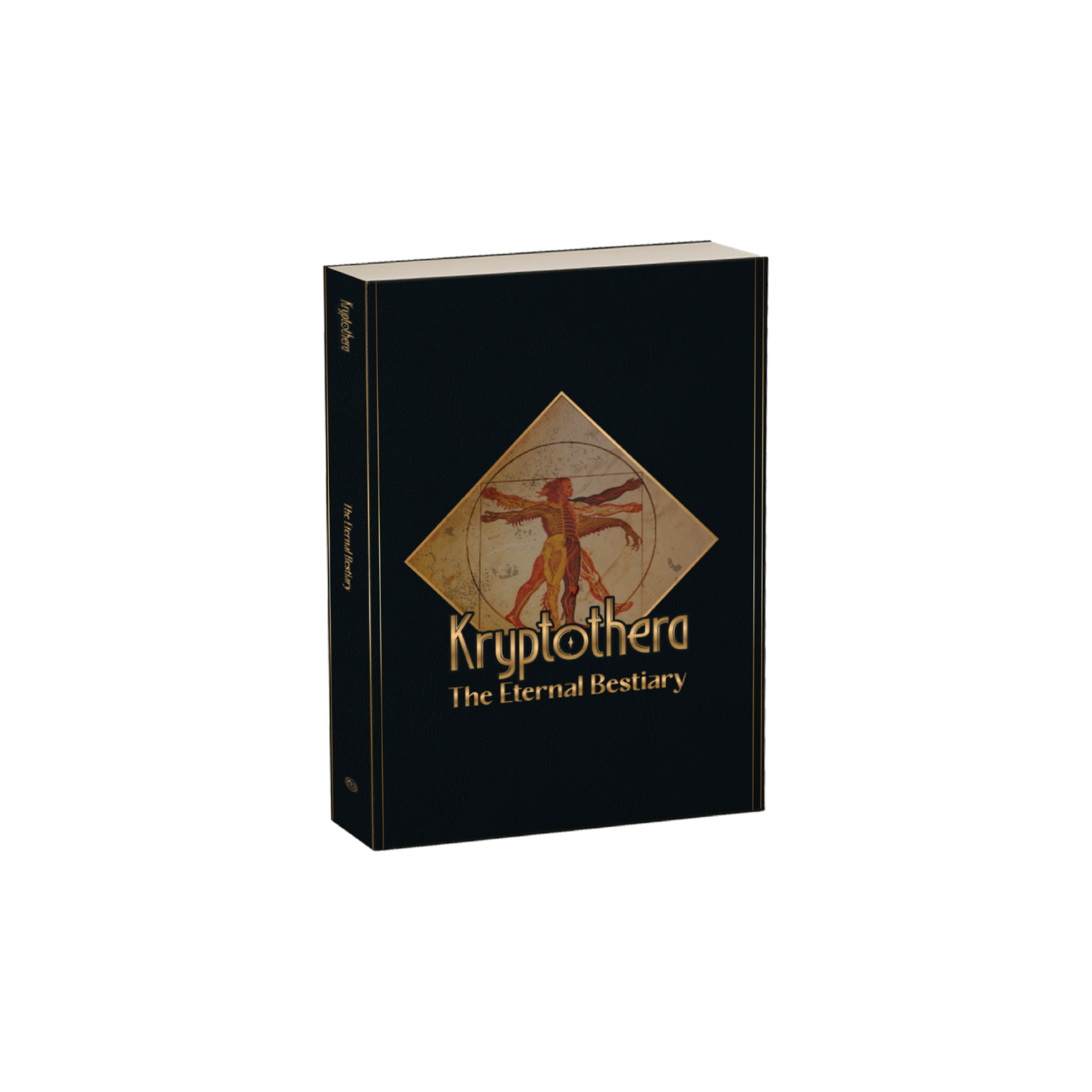 Cover image of the kryptothera eternal bestiary lore and companion book