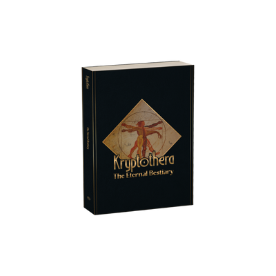 Cover image of the kryptothera eternal bestiary lore and companion book